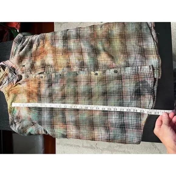 Reworked/upcycled flannel shirt - Picture 7 of 7